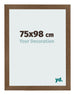 Bilderrahmen 75x98 cm Eiche Rustikal MDF Bologna Vorne Messe | Yourdecoration.at