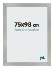 Bilderrahmen 75x98cm Aluminium Gebürstet MDF Bologna Vorne Messe | Yourdecoration.at