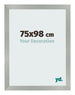 Bilderrahmen 75x98cm Aluminium Gebürstet MDF Bologna Vorne Messe | Yourdecoration.at