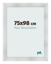 Bilderrahmen 75x98cm Aluminium Gebürstet MDF Pisa Vorne Messe | Yourdecoration.at