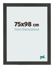 Bilderrahmen 75x98cm Antrazit MDF Bologna Vorne Messe | Yourdecoration.at