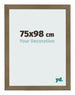 Bilderrahmen 75x98cm Bronze Dekor MDF Bologna Vorne Messe | Yourdecoration.at