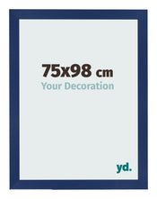 Bilderrahmen 75x98cm Dunkelblau Gewischt MDF Bologna Vorne Messe | Yourdecoration.at