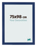 Bilderrahmen 75x98cm Dunkelblau Gewischt MDF Bologna Vorne Messe | Yourdecoration.at