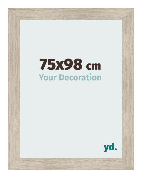Bilderrahmen 75x98cm Eiche Rustikal MDF Pisa Vorne Messe | Yourdecoration.at