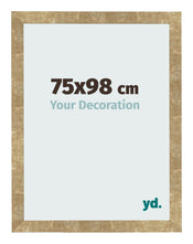 Bilderrahmen 75x98cm Gold Antik MDF Bologna Vorne Messe | Yourdecoration.at