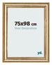 Bilderrahmen 75x98cm Gold Antik MDF Lazio Vorne Messe | Yourdecoration.at