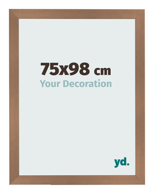 Bilderrahmen 75x98cm Kupfer Dekor MDF Bologna Vorne Messe | Yourdecoration.at
