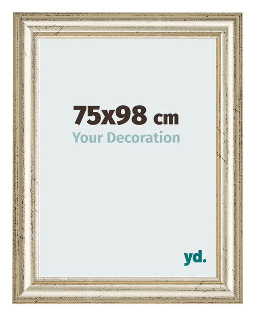 Bilderrahmen 75x98cm Metallglanz MDF Lazio Vorne Messe | Yourdecoration.at