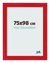 Bilderrahmen 75x98cm Rot MDF Pisa Vorne Messe | Yourdecoration.at