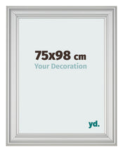 Bilderrahmen 75x98cm Silber Matt MDF Lazio Vorne Messe | Yourdecoration.at