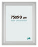 Bilderrahmen 75x98cm Silber Matt MDF Lazio Vorne Messe | Yourdecoration.at