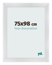 Bilderrahmen 75x98cm Silber Schwarz Gewischt MDF Pisa Vorne Messe | Yourdecoration.at