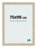 Bilderrahmen 75x98cm Sonoma Eiche MDF Bologna Vorne Messe | Yourdecoration.at