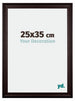Birmingham Holz Bilderrahmen 25x35cm Braun Vorne Messe | Yourdecoration.at
