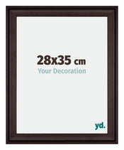 Birmingham Holz Bilderrahmen 28x35cm Braun Vorne Messe | Yourdecoration.at