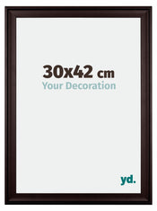 Birmingham Holz Bilderrahmen 30x42cm Braun Vorne Messe | Yourdecoration.at