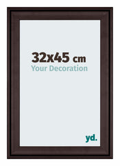 Birmingham Holz Bilderrahmen 32x45cm Braun Vorne Messe | Yourdecoration.at