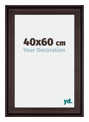 Birmingham Holz Bilderrahmen 40x60cm Braun Vorne Messe | Yourdecoration.at
