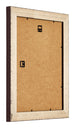Birmingham Holz Bilderrahmen 45x60cm Braun Ruckseite Schrag | Yourdecoration.at