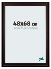 Birmingham Holz Bilderrahmen 48x68cm Braun Vorne Messe | Yourdecoration.at