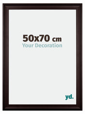Birmingham Holz Bilderrahmen 50x70cm Braun Vorne Messe | Yourdecoration.at