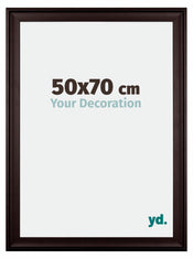 Birmingham Holz Bilderrahmen 50x70cm Braun Vorne Messe | Yourdecoration.at