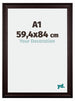 Birmingham Holz Bilderrahmen 59 4x84cm A1 Braun Vorne Messe | Yourdecoration.at