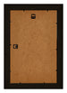 Birmingham Holz Bilderrahmen 60x90cm Schwarz Silber Poliert Ruckseite | Yourdecoration.at