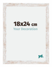 Catania MDF Bilderrahmen 18x24cm White Wash Messe | Yourdecoration.at