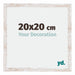 Catania MDF Bilderrahmen 20x20cm White Wash Messe | Yourdecoration.at