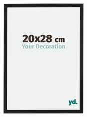 Catania MDF Bilderrahmen 20x28cm Schwarz Messe | Yourdecoration.at