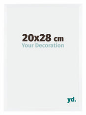 Catania MDF Bilderrahmen 20x28cm Weiss Messe | Yourdecoration.at