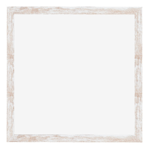 Catania MDF Bilderrahmen 25x25cm White Wash Vorne | Yourdecoration.at