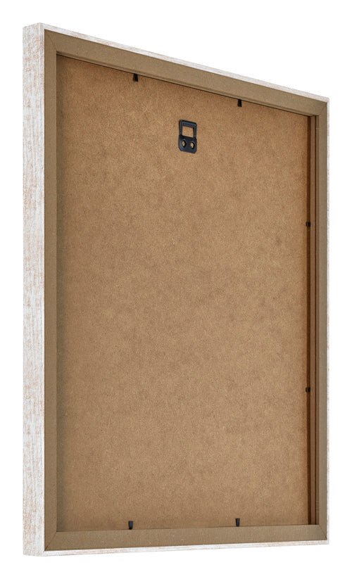 Catania MDF Bilderrahmen 30x30cm White Wash Ruckseite Schrag | Yourdecoration.at