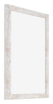 Catania MDF Bilderrahmen 30x40cm White Wash Vorne Schrag | Yourdecoration.at