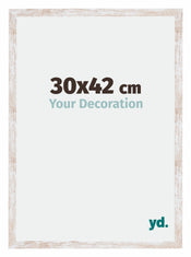 Catania MDF Bilderrahmen 30x42cm White Wash Messe | Yourdecoration.at