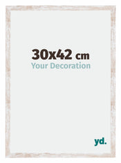 Catania MDF Bilderrahmen 30x42cm White Wash Messe | Yourdecoration.at