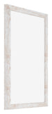 Catania MDF Bilderrahmen 30x45cm White Wash Vorne Schrag | Yourdecoration.at