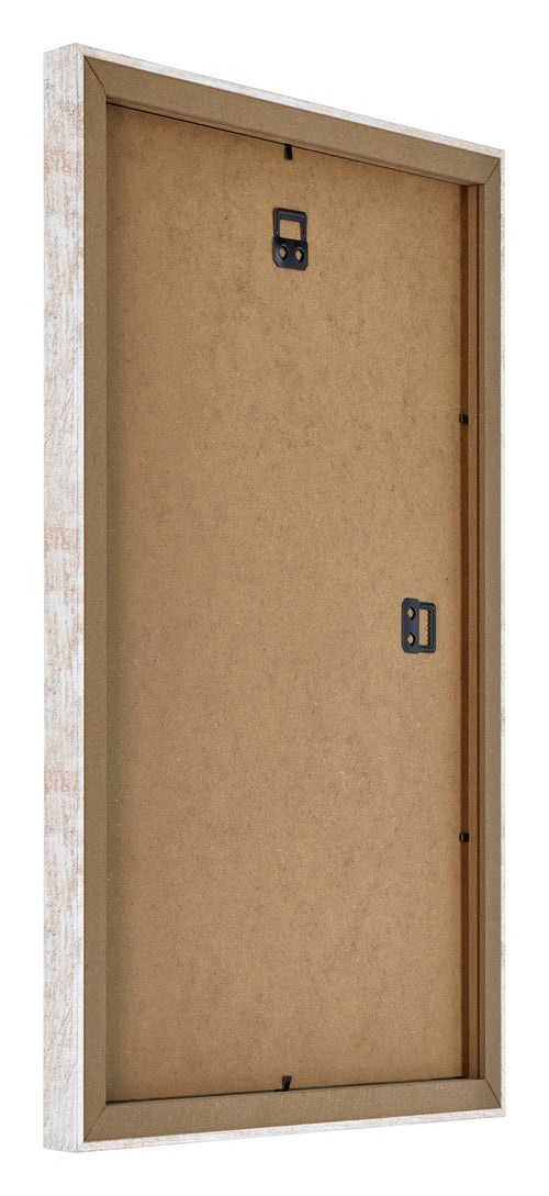 Catania MDF Bilderrahmen 32x45cm White Wash Ruckseite Schrag | Yourdecoration.at