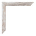 Catania MDF Bilderrahmen 33x98cm White Wash Detail Ecke | Yourdecoration.at
