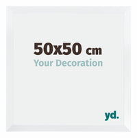 Catania MDF Bilderrahmen 50x50cm Weiss Messe | Yourdecoration.at