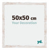 Catania MDF Bilderrahmen 50x50cm White Wash Messe | Yourdecoration.at