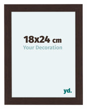 Como MDF Bilderrahmen 18x24cm Eiche Dunkel Vorne Messe | Yourdecoration.at