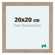 Como MDF Bilderrahmen 20x20cm Eiche Hell Vorne Messe | Yourdecoration.at