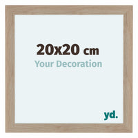 Como MDF Bilderrahmen 20x20cm Eiche Hell Vorne Messe | Yourdecoration.at