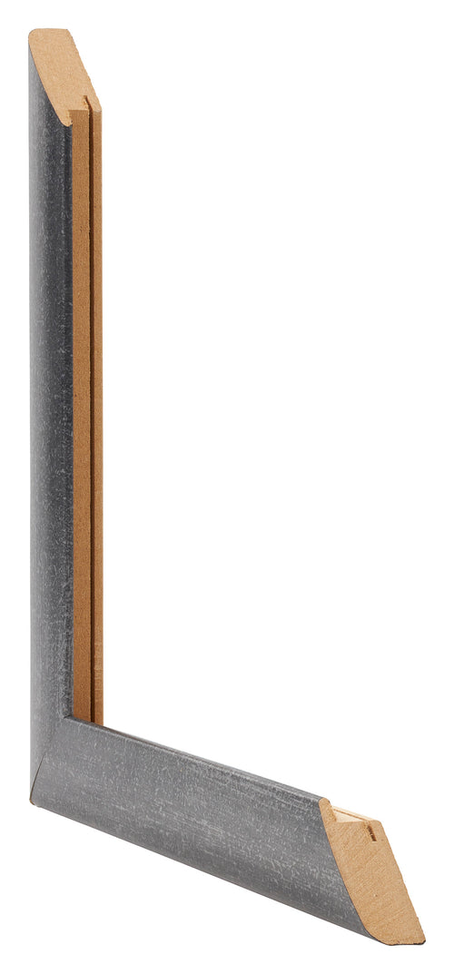 Como MDF Bilderrahmen 20x20cm Grau Gewischt Querschnitt | Yourdecoration.at