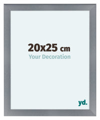 Como MDF Bilderrahmen 20x25cm Aluminium Geburstet Vorne Messe | Yourdecoration.at