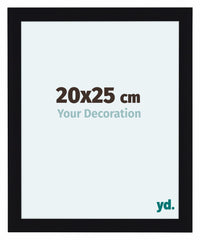 Como MDF Bilderrahmen 20x25cm Schwarz Hochglanz Vorne Messe | Yourdecoration.at