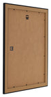 Como MDF Bilderrahmen 20x25cm Schwarz Matt Ruckseite Schrag | Yourdecoration.at